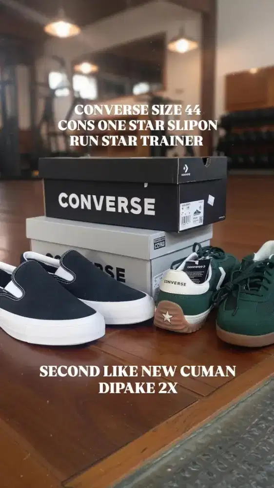 Converse Bekas Slip On & Run Star