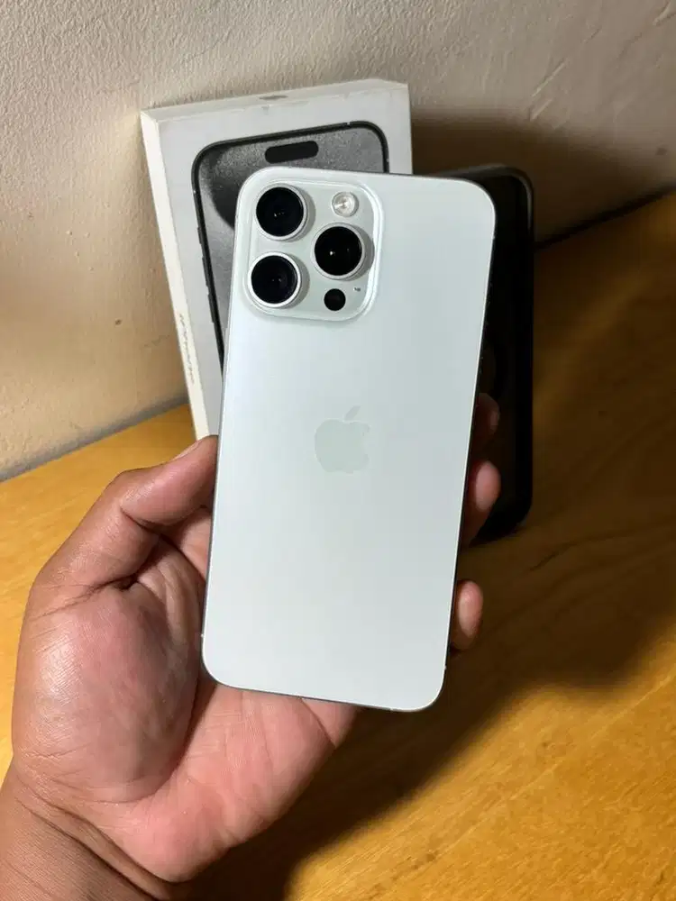 iPhone 15 Pro Max 256GB iBox White titanium Fullset Original