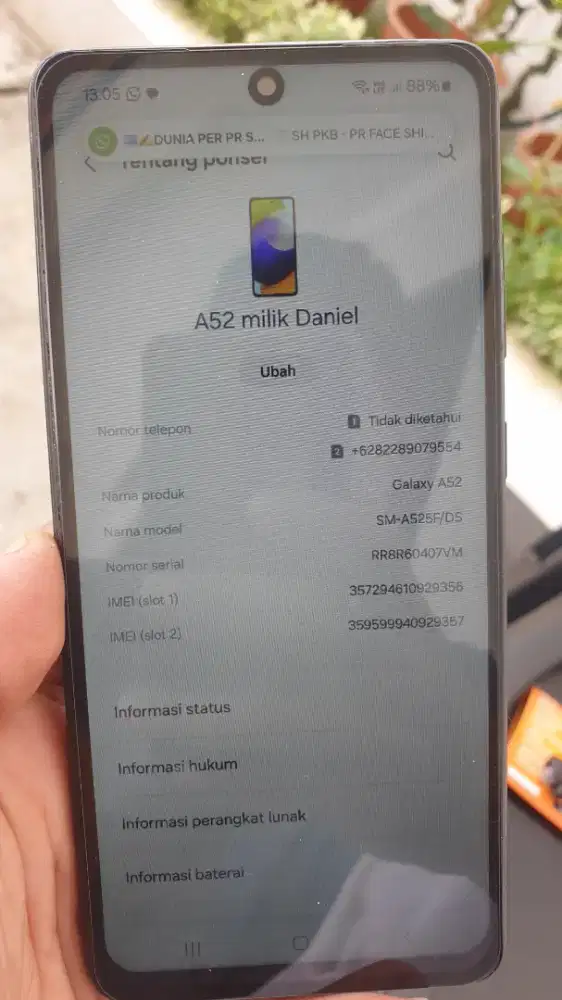 SAMSUNG GALAXY A52 8/256