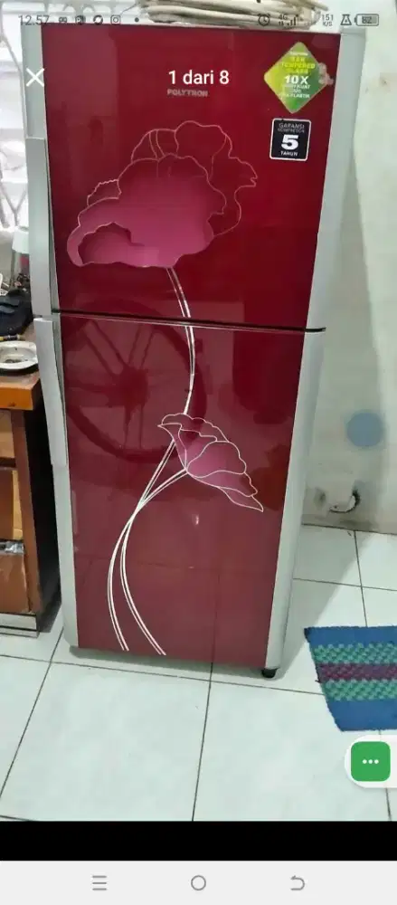 Kulkas 2 pintu Polytron