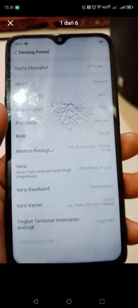 Di jual cepat oppo a5s ram 3/32 batangan