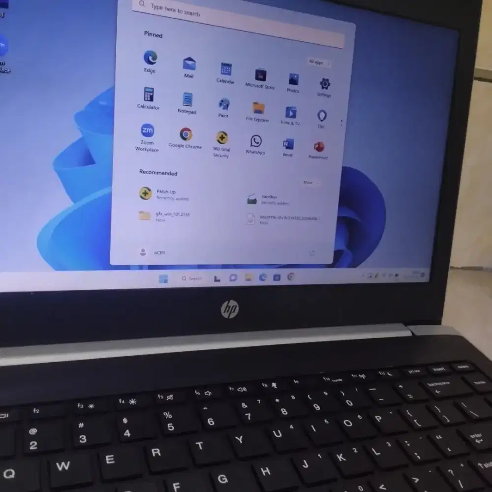 Laptop HP tipis Ngebut anti lemot Core i5 Ram 8Gb