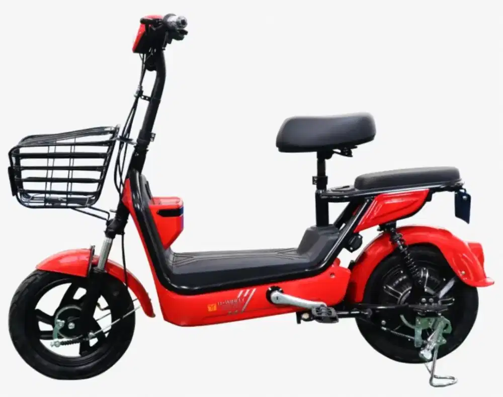 Sepeda listrik uwinflyred fish 500W 48V 12Ah