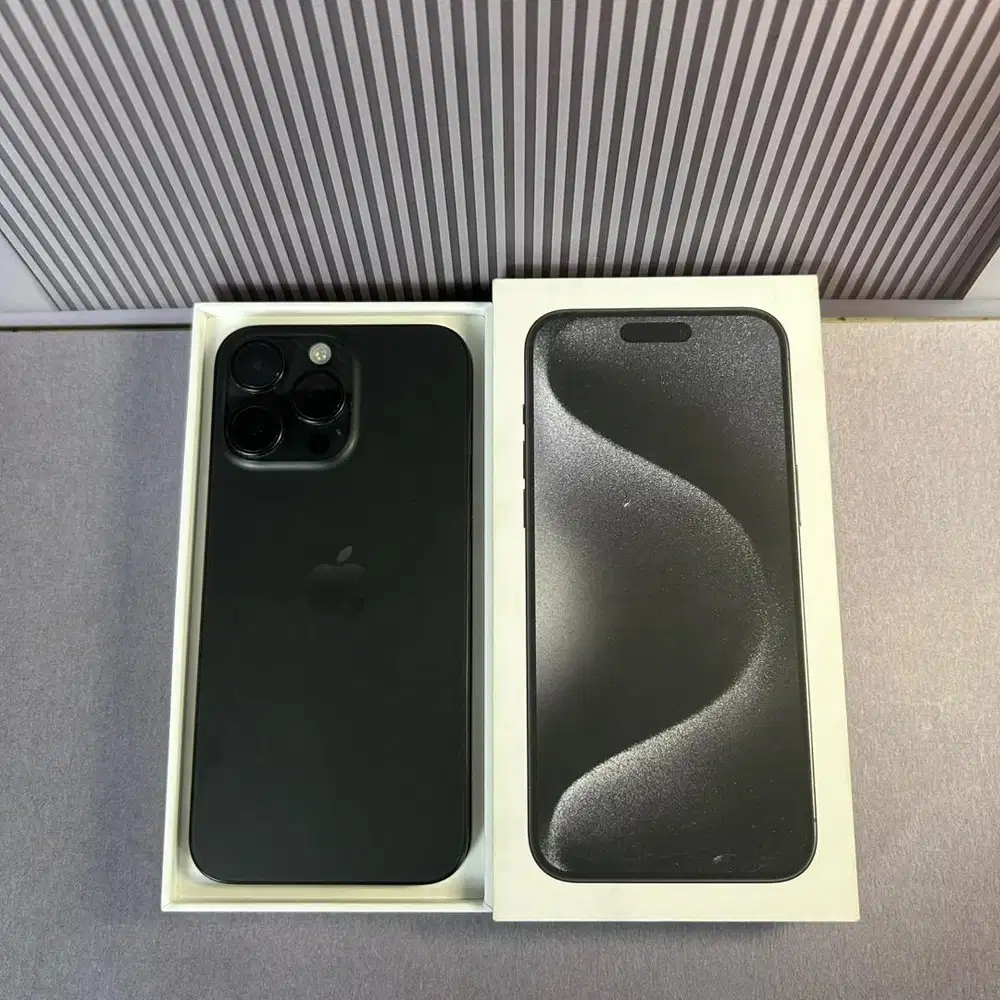 iPhone 15 Pro Max 256gb ibox - Black Titanium