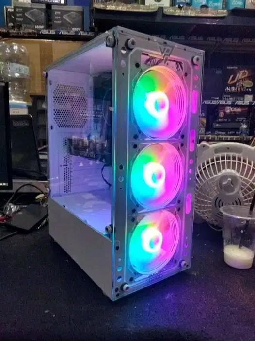 Part Baru!PC Gaming Amd Ryzen 7 5700x Ram 16GB Nvme 512GB RTX 3050 6GB