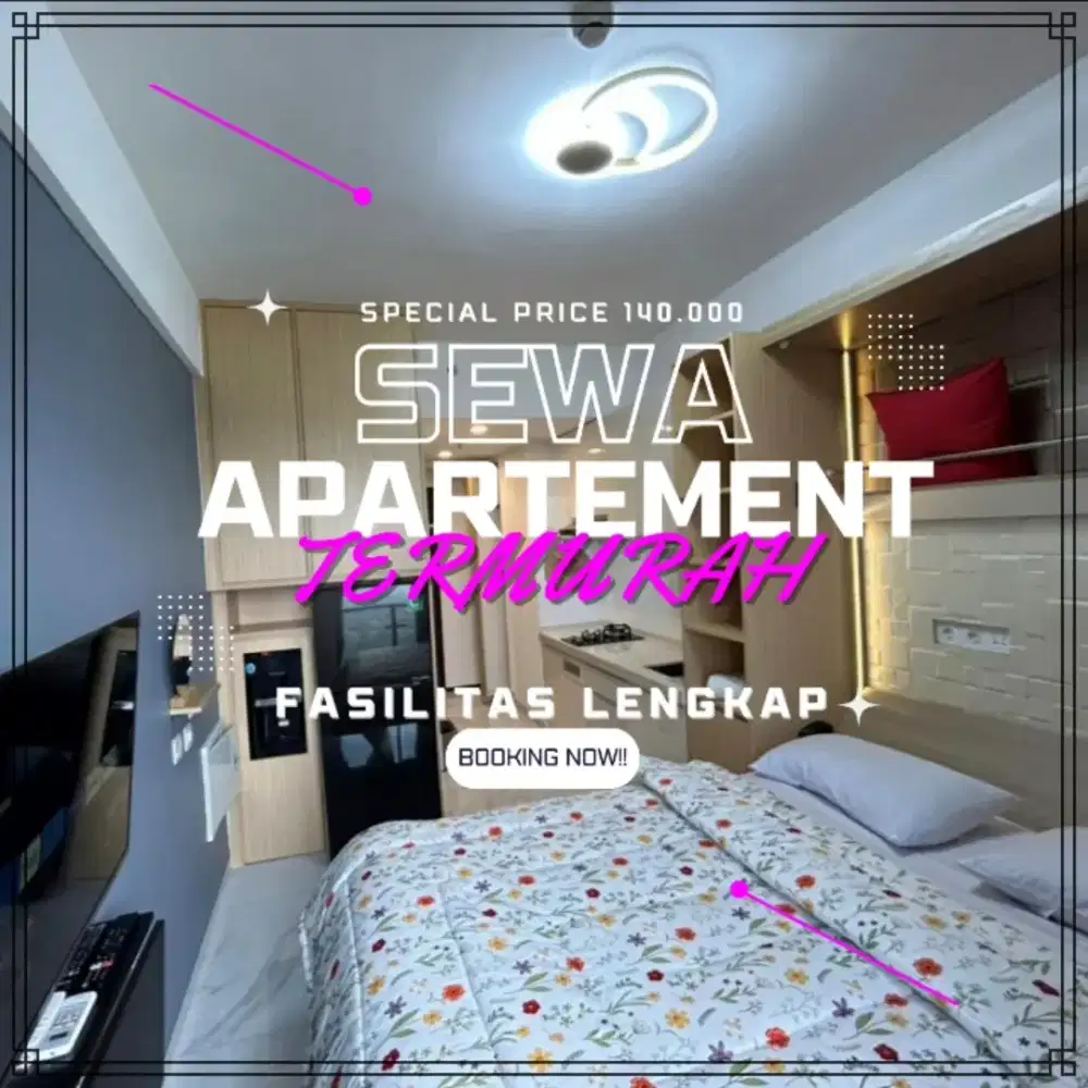 Sewa Apartemen Bekasi Timur TRANSPARK JUANDA Harian/Transit Termurah