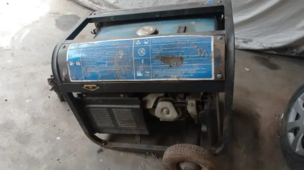 Stamper kuda genset 5000watt molen baby roller