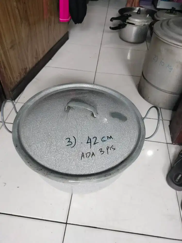 Di jual dandang panci Aluminium tebal