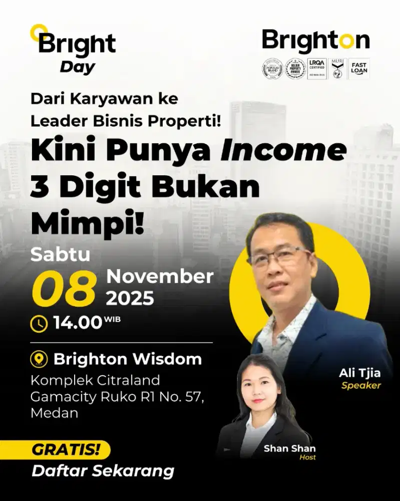 Lowongan mitra bisnis ( Agen properti )