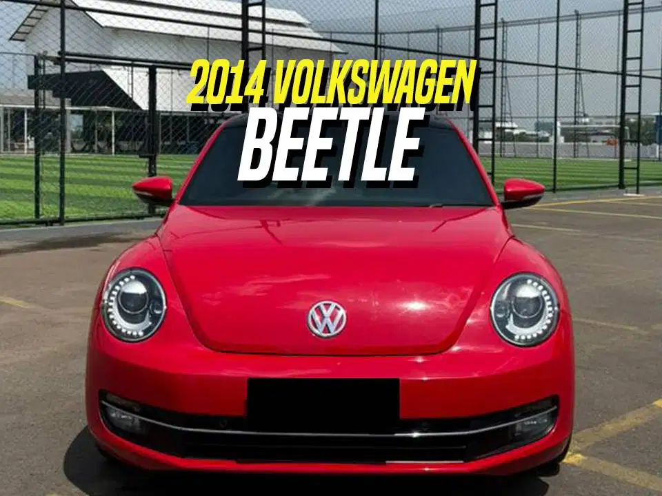 Volkswagen Beetle 1.4 TSI 2015 NIK 2014 Red on Black Merah VW Tbeetle