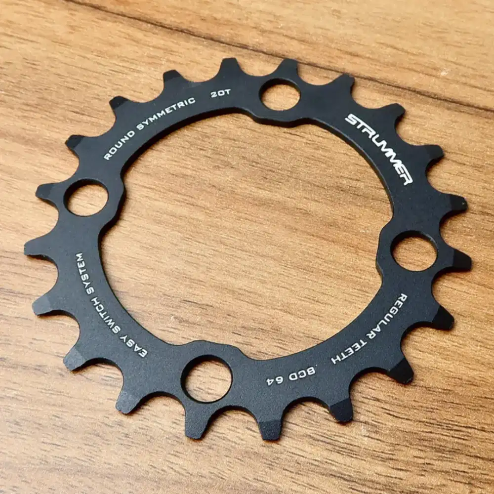 Chainring MTB Roadbike Strummer 20T BCD-64 Alloy For Multi-Speed
