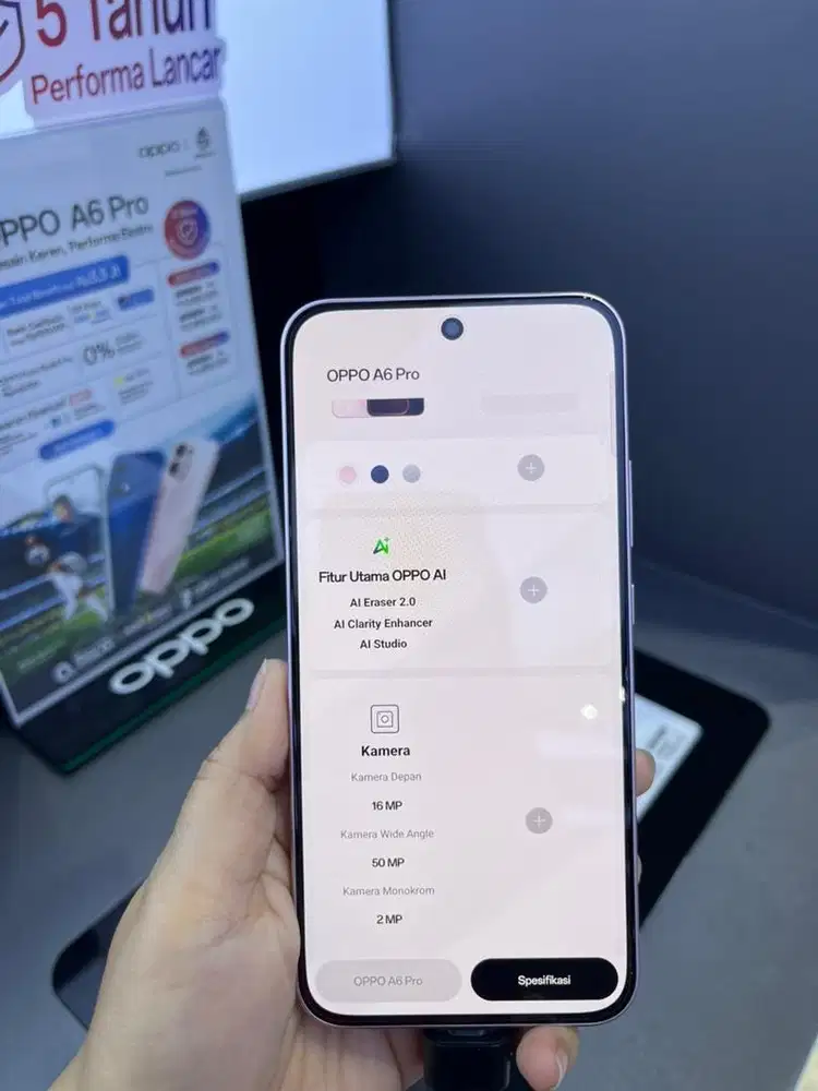 Oppo A6pro 8/256GB cicilan 0%
