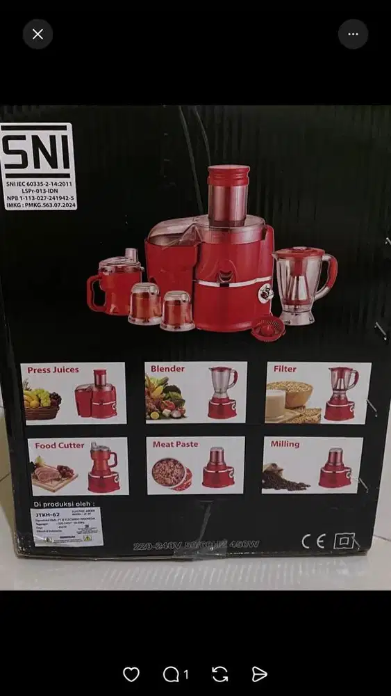 Juicer Multifuction 7 in 1