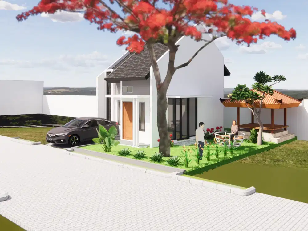 Rumah SHM Kota Malang Type Hook Lebar 10 Meter Akses Mudah DP 5 juta