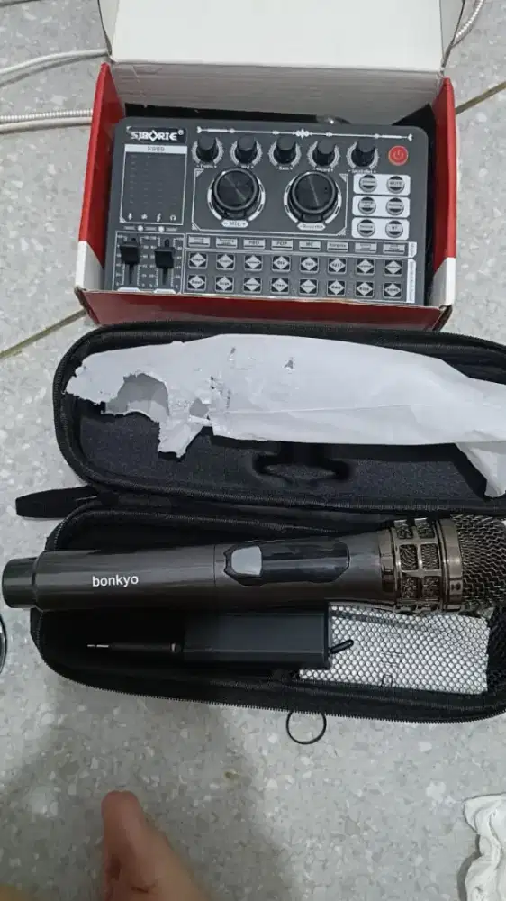 Mixer Soundcard Mic Wireless