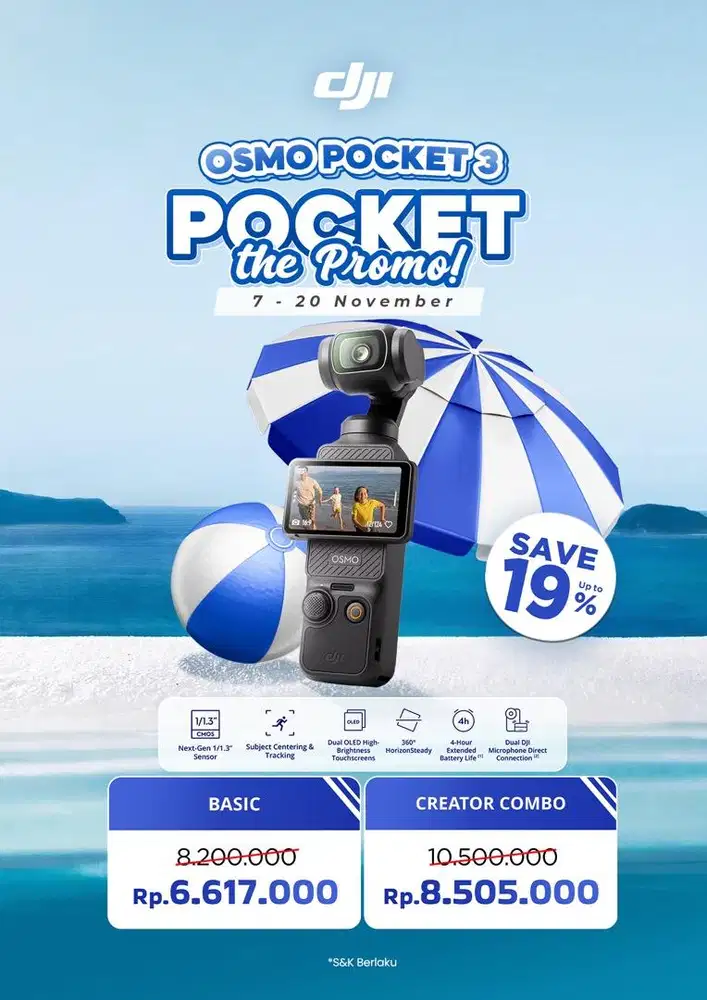 SPECIAL PRICE DJI POCKET 3