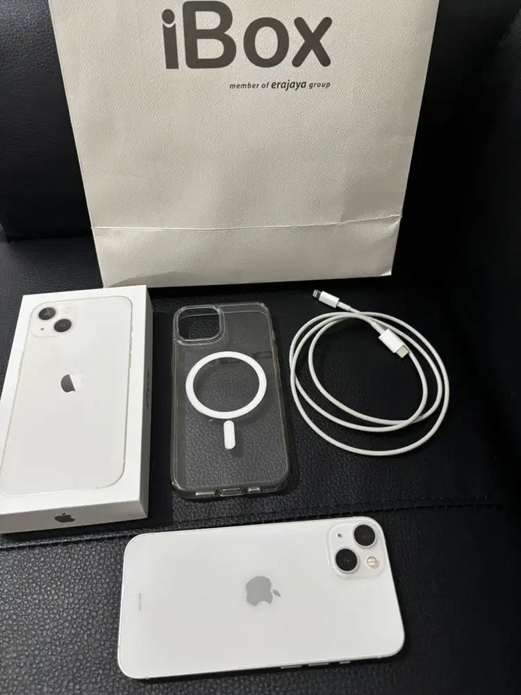 Iphone 13, Starlight, 128GB ex Ibox garansi masih aktif