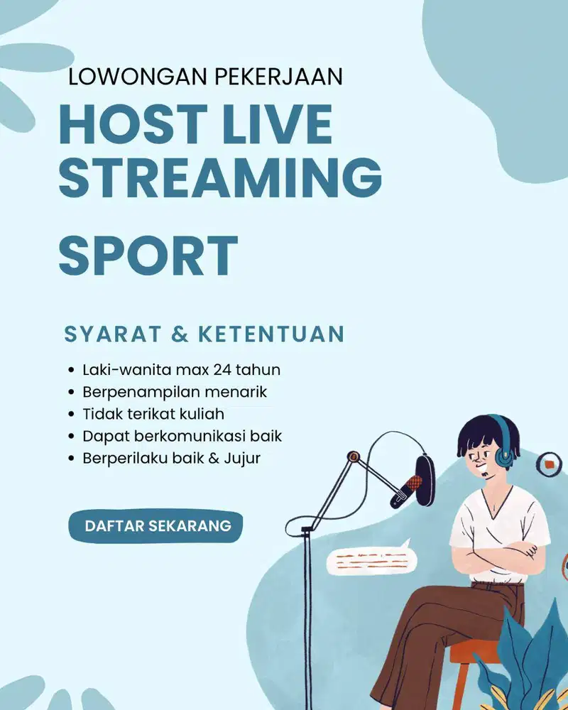 Lagi cari HOST LIVE STREAM yang berpengalaman & semangat jualan!
