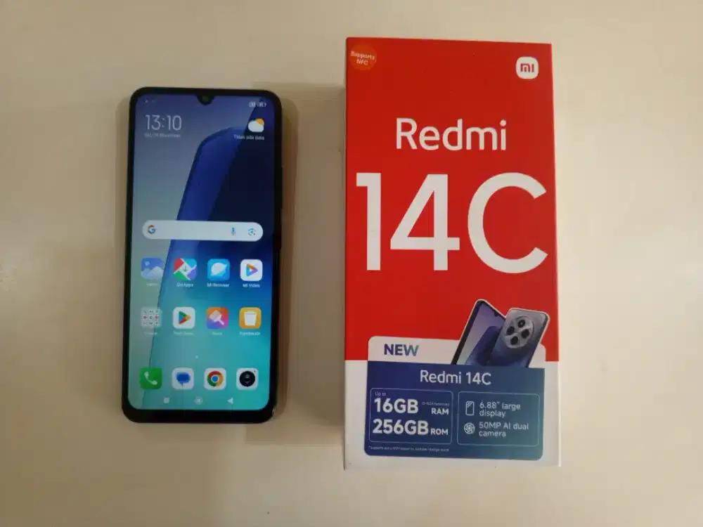 Redmi 14c 8/256 fullset ori mulus
