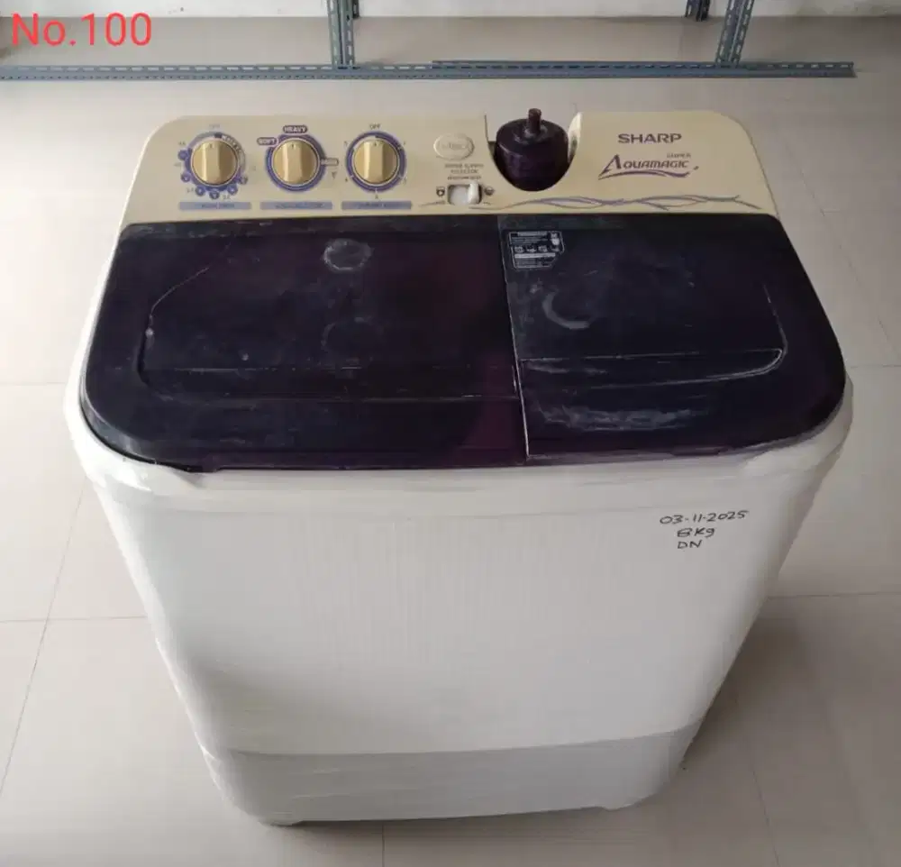 READY STOK 
M.CUCI 2.tb manual merk SHARP kapasitas 8.kg