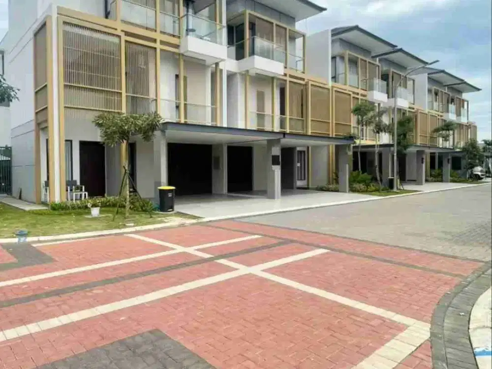 DIJUAL RUMAH 3 LANTAI SIAP HUNI DENGAN SMART HOME SYSTEM DI CLUSTER AERRA - BSD CITY TANGSEL