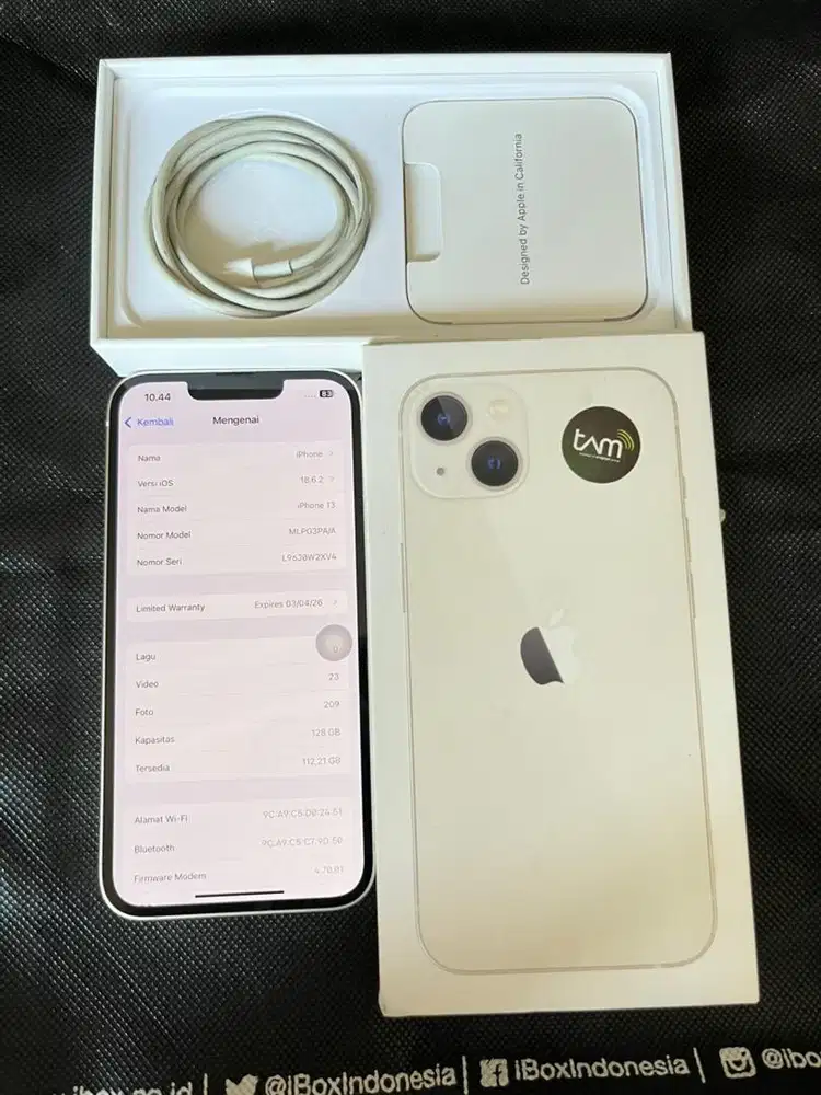 IPHONE 13 128GB RESMI IBOX