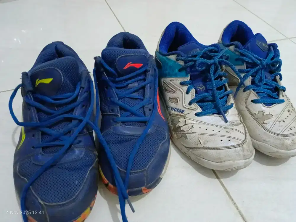 Sepatu victor size 38 & lining size 37