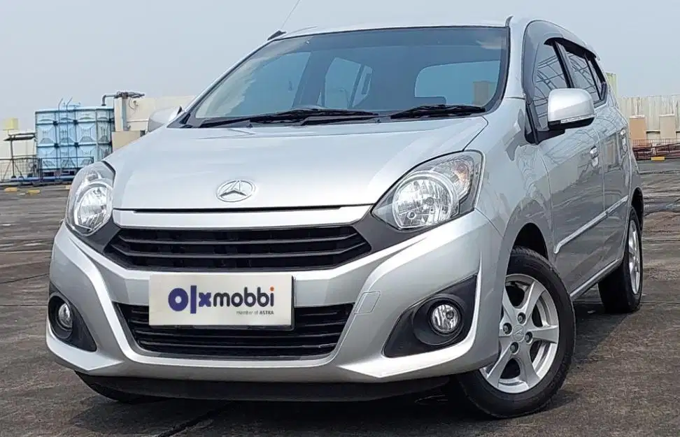 TDP 4,JT Daihatsu Ayla 1.0 X Bensin-MT Silver 2019