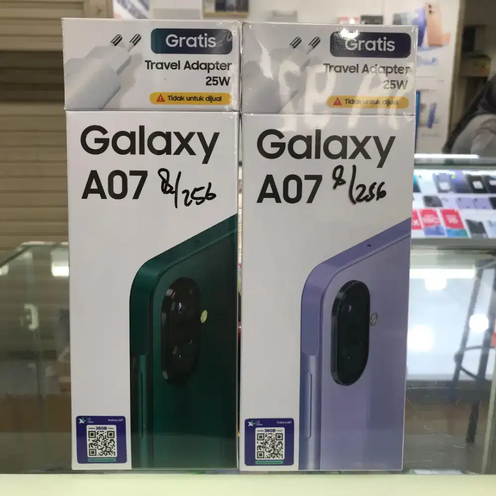 Samsung A07 ram 8gb+8gb/256gb baru garansi resmi harga Promo