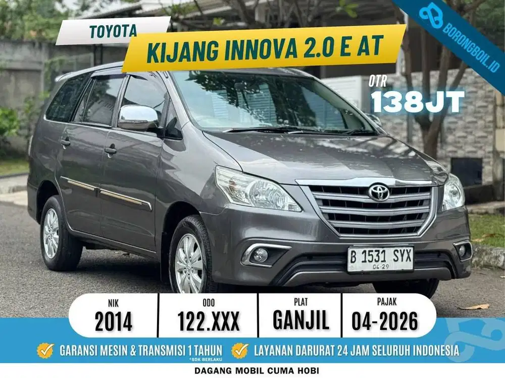Toyota Kijang Innova 2.0 E AT 2014 (Aha Gallery)