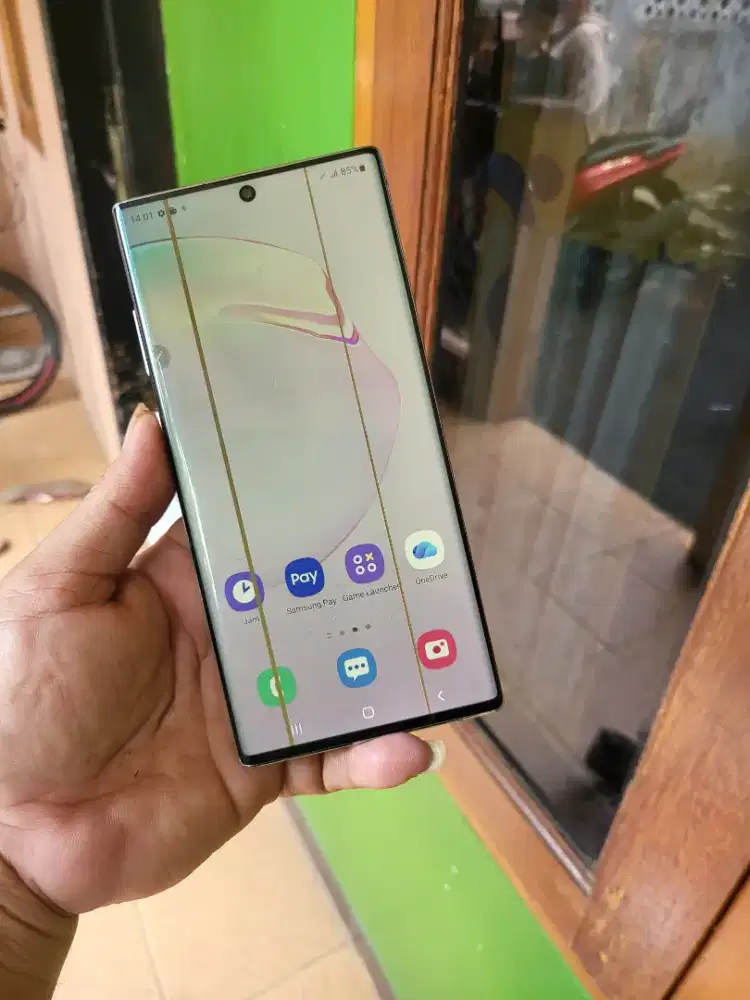 Note 10 plus 12/256 sein minus grenskin garis sesuai foto