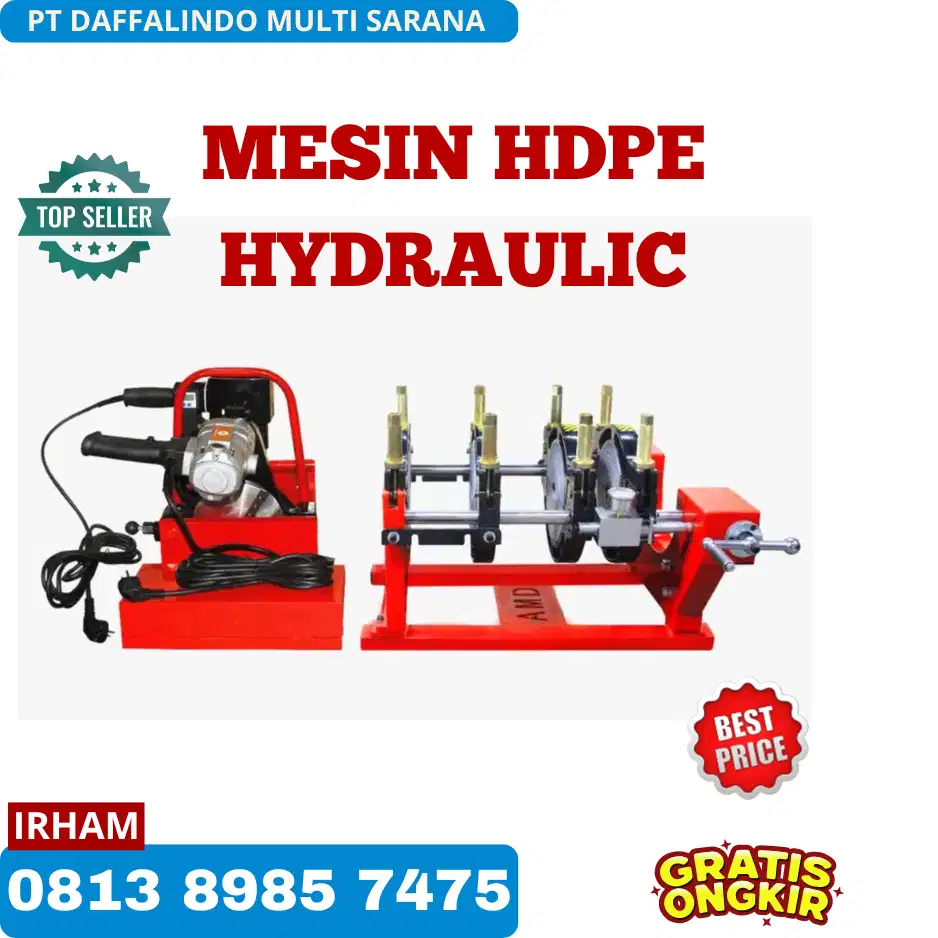Distributor Mesin Hdpe 160mm Murah Hydraulic | Ready STOK di Jakarta