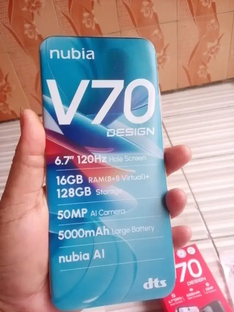 Masih Baru Zte Nubia V70 8+8/128 Fullset