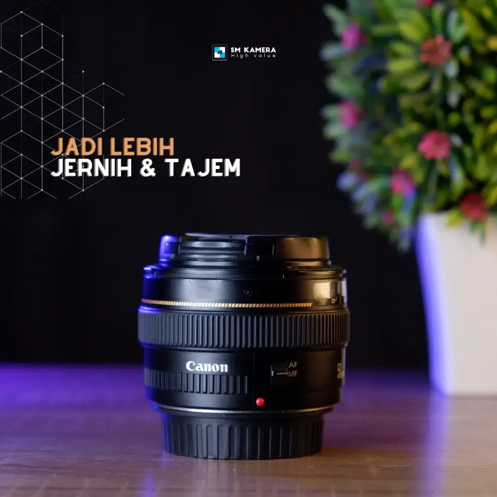 Jernih | Lensa Fix Canon 50mm F1.4 Canon 50mm F1.8 STM Lensa Fix Dslr