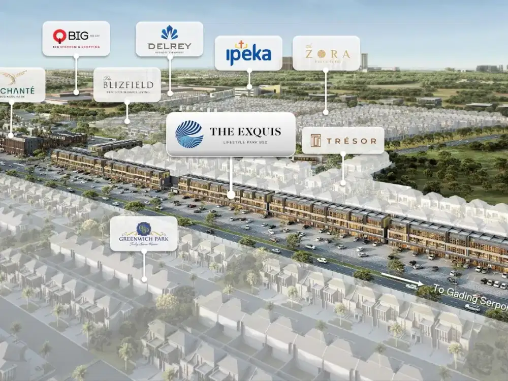 Investasi Properti Anda Ruko Premium Exquis – Akses Mudah, Potensi Sewa Tinggi