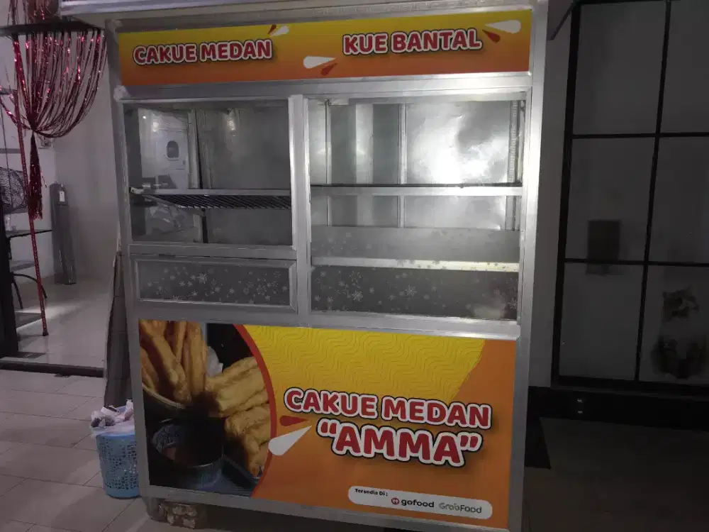 Jual Gerobak Gorengan Kondisi pakai 5 bulan