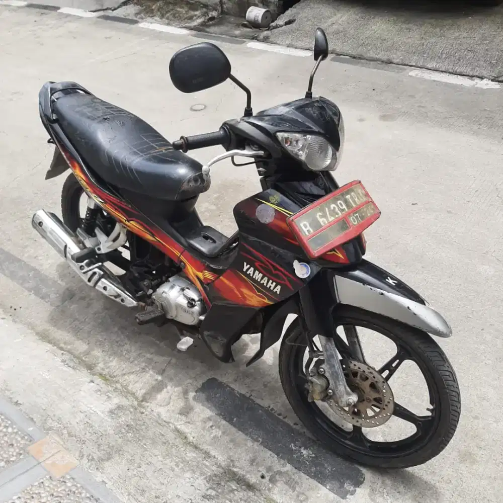Yamaha Jupiter Z Burhan 2008 ss lengkap mesin bagus plat B DKI