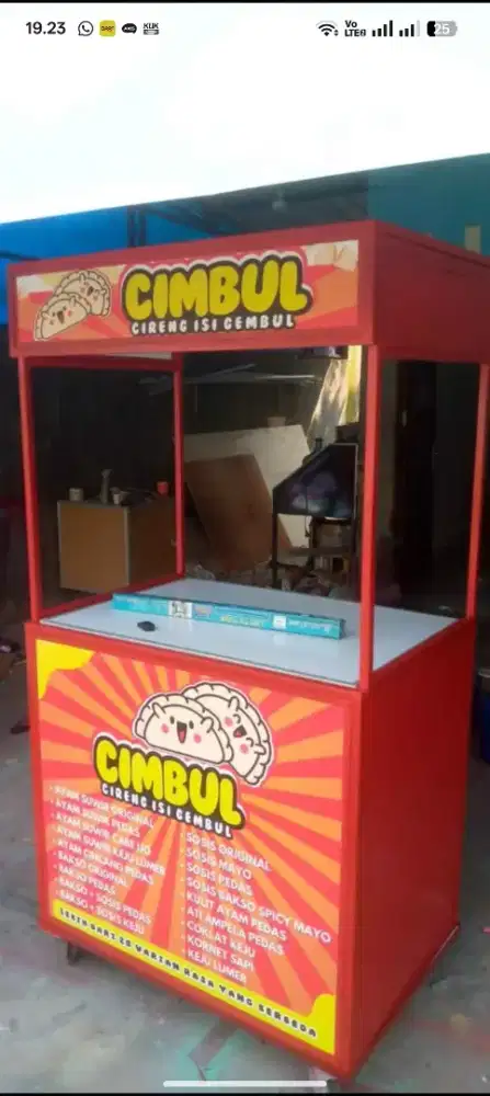 Booth untuk Jualan Bahan Besi