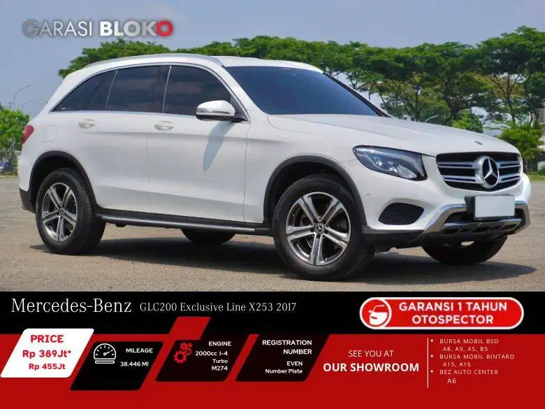 Mercedes Benz GLC200 Exclusive Line X253 2017