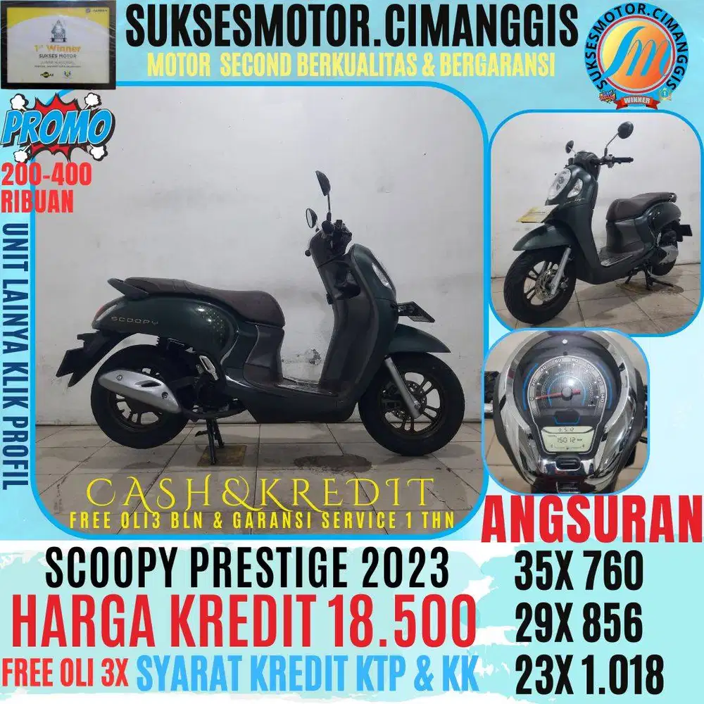 SCOOPY PRESTIGE CASHBACK UPTO 700 RIBUAN FREE OLI 3 BLN