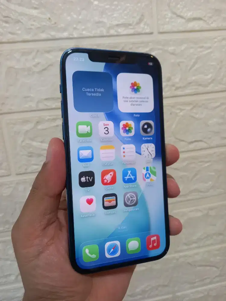 IPhone 12 Blue 128Gb Lte ex inter Fullset normal