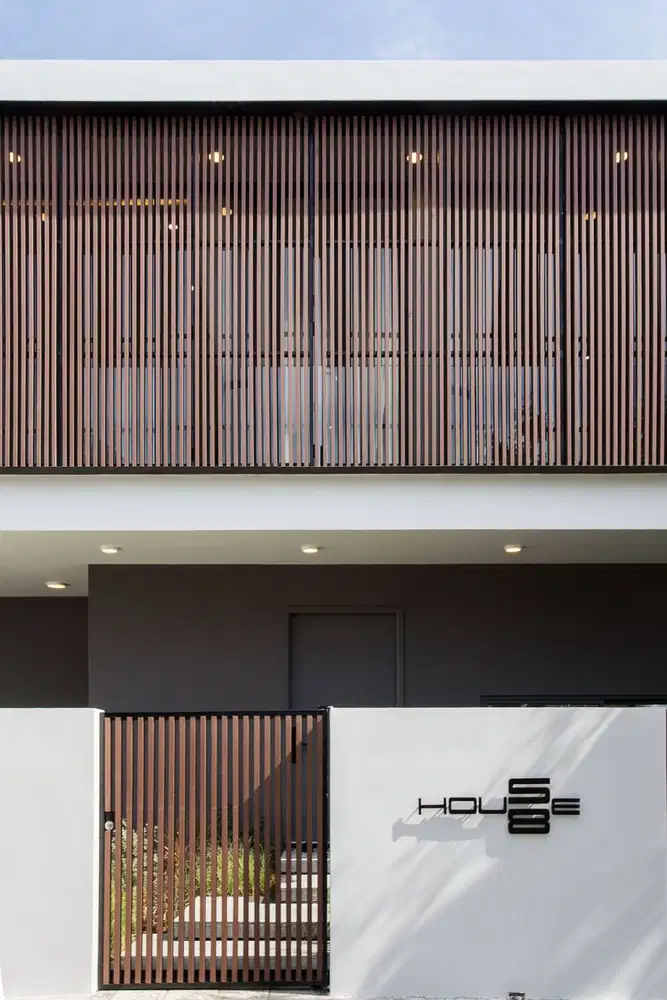 Kisi kisi WPC Outdoor & Indoor / Partisi WPC KA36K25 Panjang 2.9m