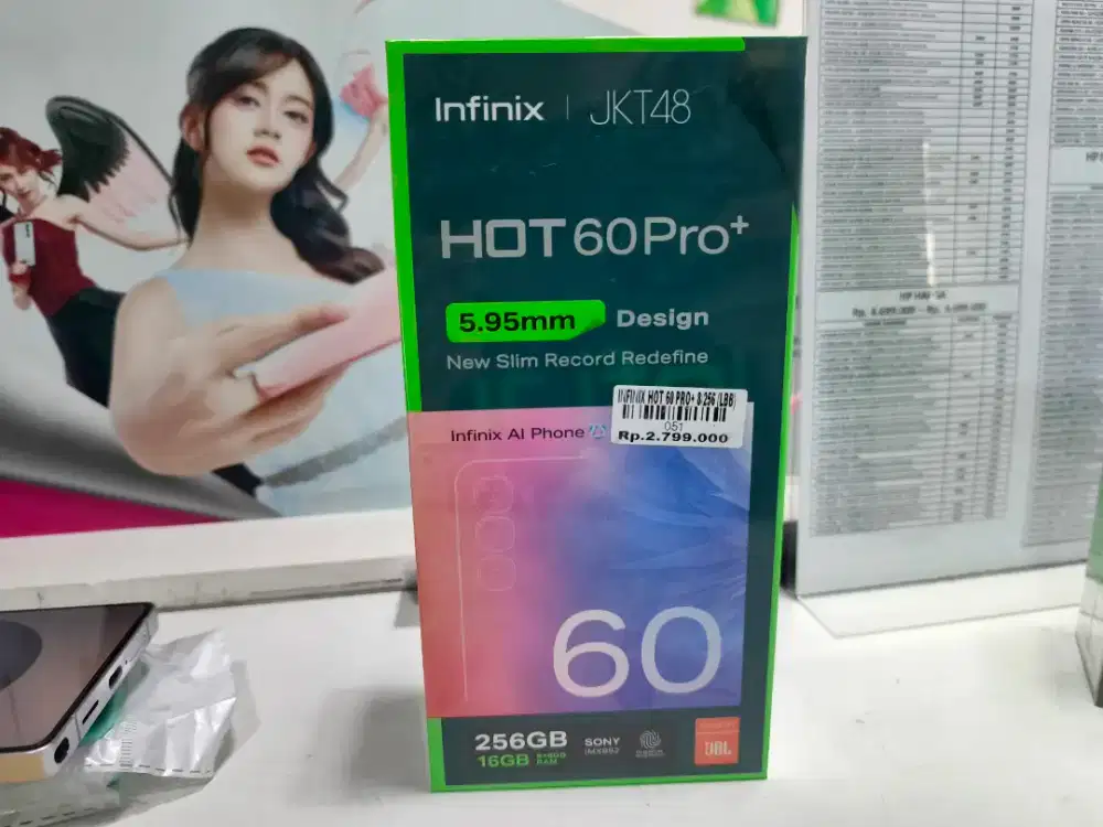 INFINIX HOT 60 PRO PLUS RAM 8+8/256GB ATLANTIS DAHSYAT