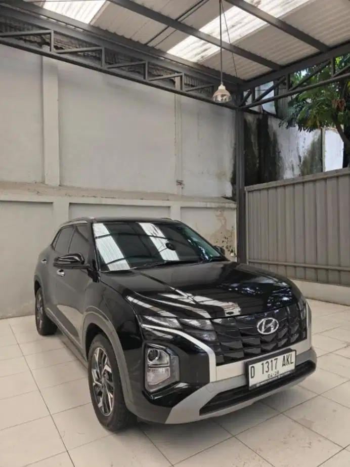 HYUNDAI CRETA 1.5 TREND AT MATIC 2023 HITAM ASTINA MOBIL
