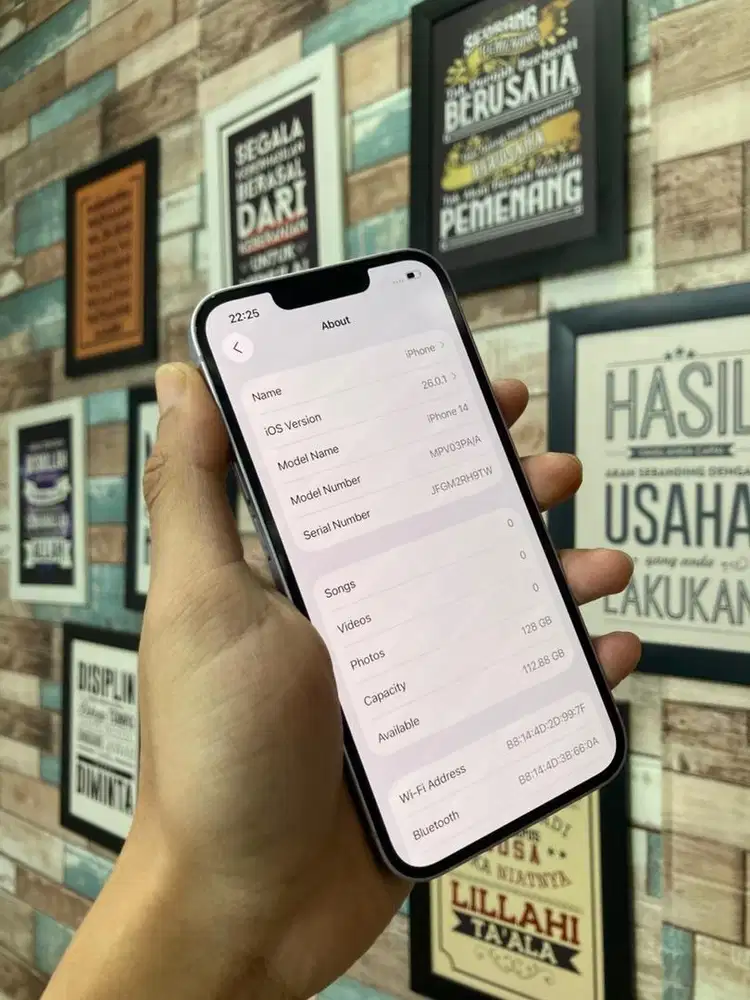 iphone 14 128gb purple second ibox