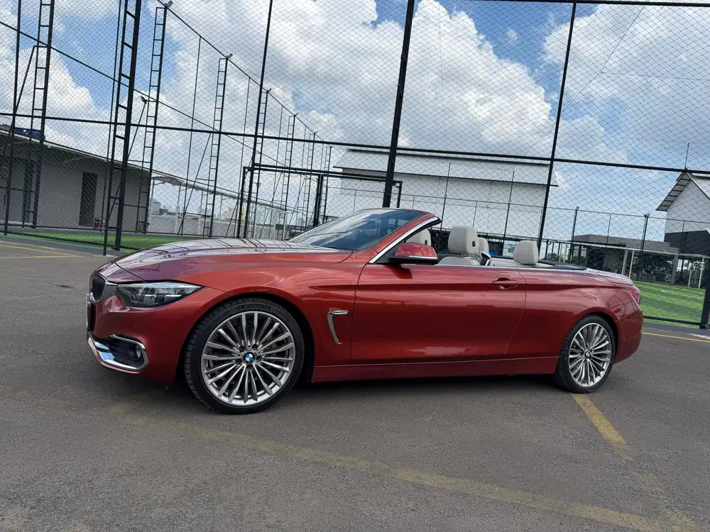 BMW 430i Cabriolet 2019 Nik18 Orange metalic on white Siap pakai