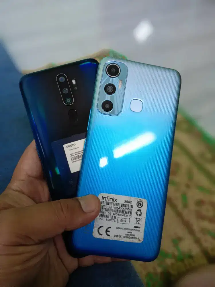 jual hape Oppo a6 & Infinix like new