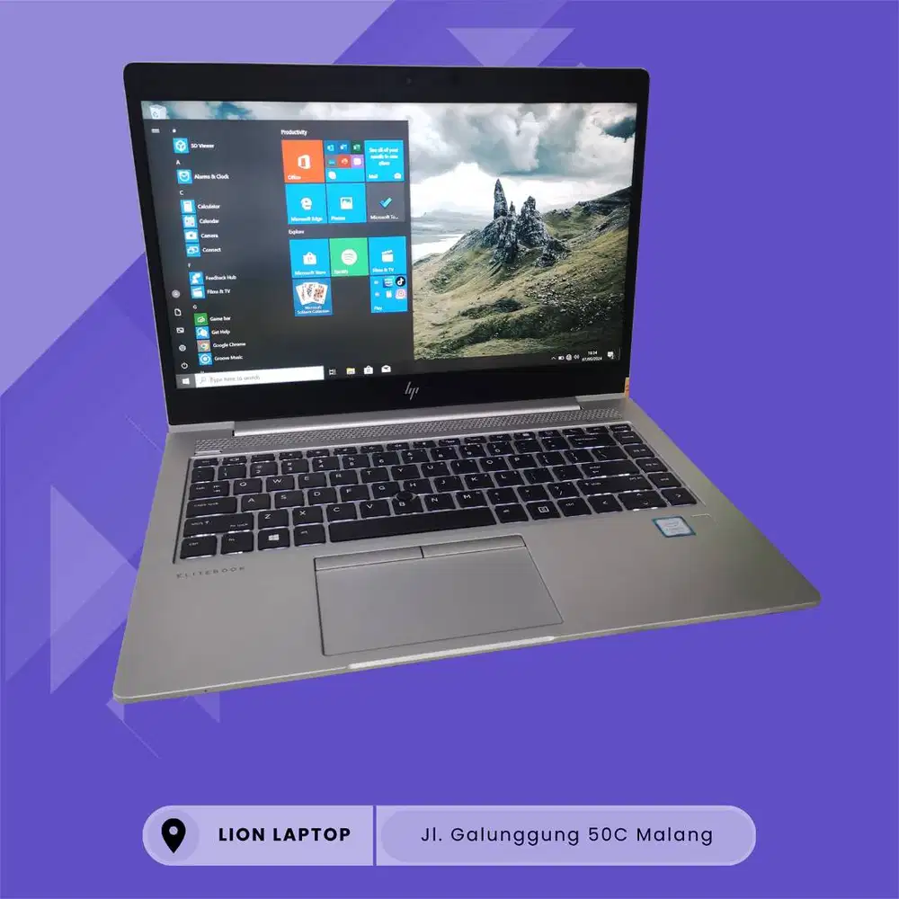 Core i5 Gen 8 RAM 8GB SSD 256GB HP Elitebook 840 G5 [04|11]