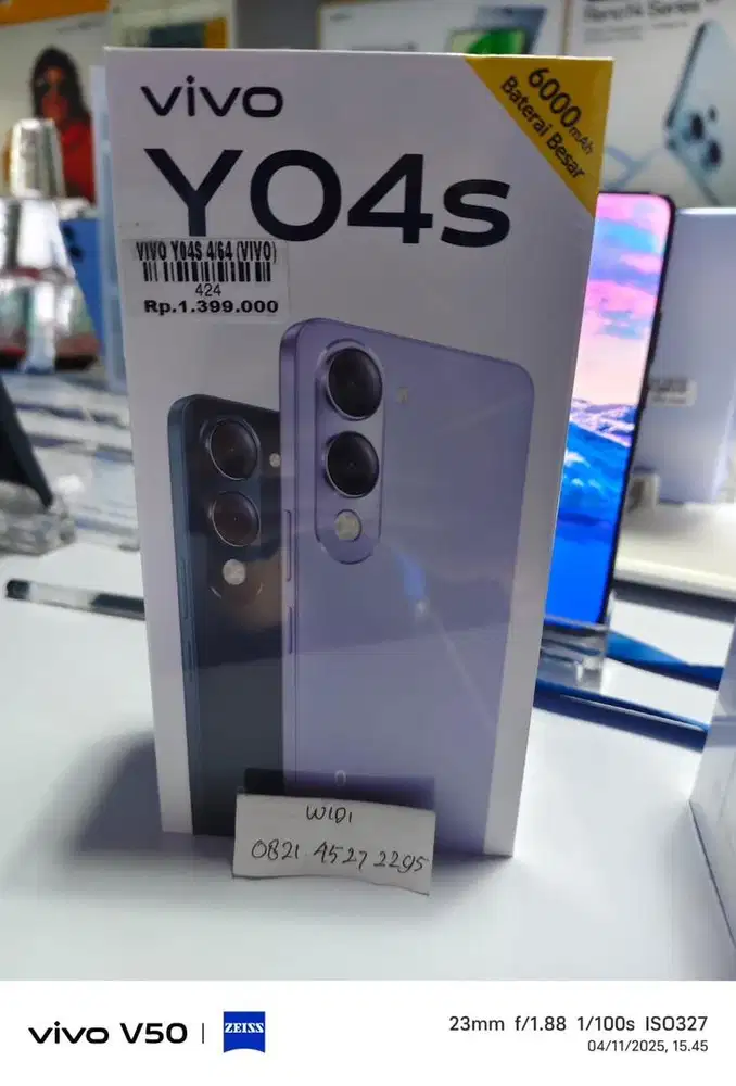 Vivo y04s 4/64 gb Atlantis dahsyat