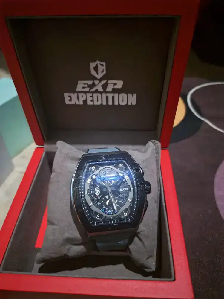 Expedition Chronograph E 6800 MC RTBBABA Men Black Dial Black Rubber